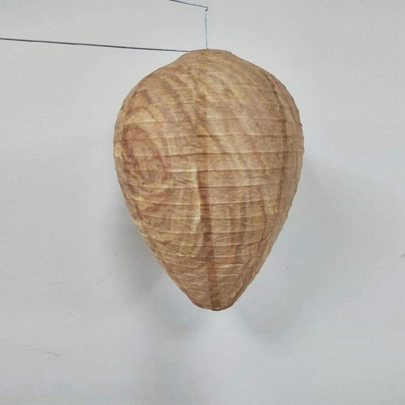 4 ks osie hniezdo, návnada na zavesenie, falošné osie hniezdo, papierová návnada, bezpečná falošná pasca, efektívne ekologické papierové osie hniezdo do záhrady