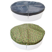 Skladací okrúhly kryt na bazén 366 cm, 305 cm, 240 cm, izolovaný, chránič bazéna z oxfordskej látky, záhradné príslušenstvo, dropshipping