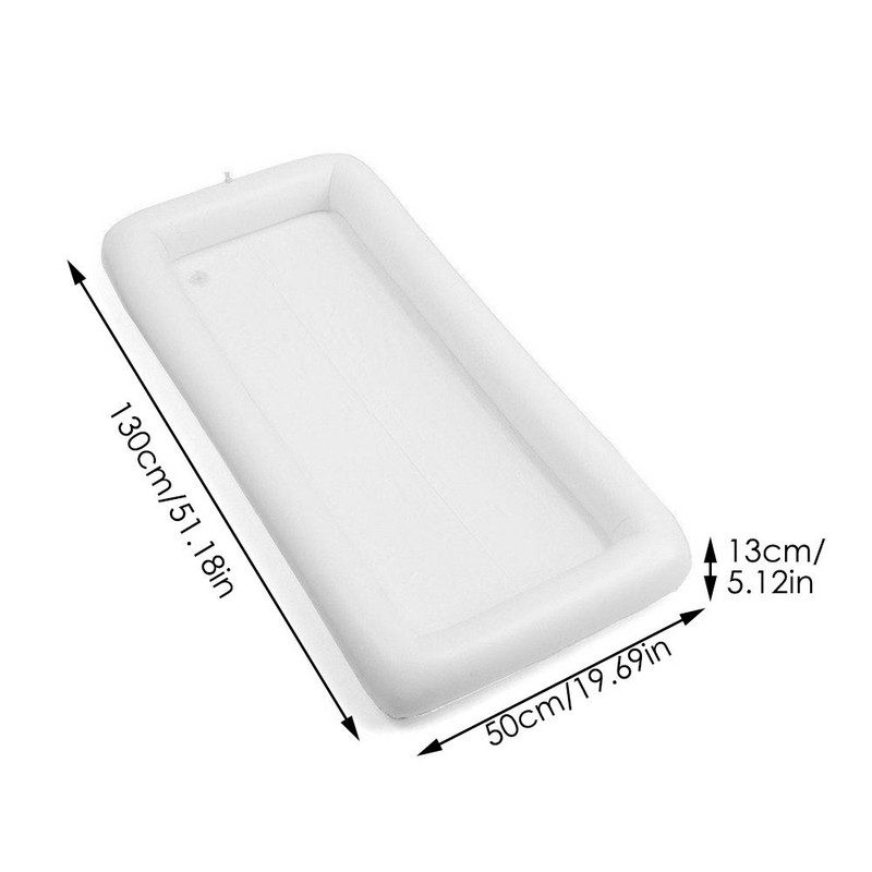 130*50*13cm PVC ledeni bar na napuhavanje, bar za posluživanje, bife, hladnjak za piće Posuda za led s čepom za odvod za zabavu, piknik, kampiranje