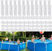 Najnovšie príslušenstvo k bazénom Skrutka Zátka Krytka Klinec Plastový spojovací kolík bazéna 24 ks Pozemný obdĺžnikový okrúhly rám