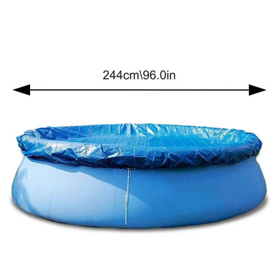 210D baseino žemės danga, didelė lauko apvali lapų apsauga, medžiaga, apsauganti nuo dulkių, 300*200 cm