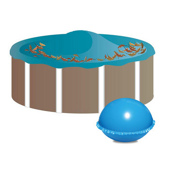 Зимни плувни басейни Въздушни възглавници предотвратяват избледняване Издръжливи PVC плаващи спа кръгли горещи вани Многофункционални за надземен басейн