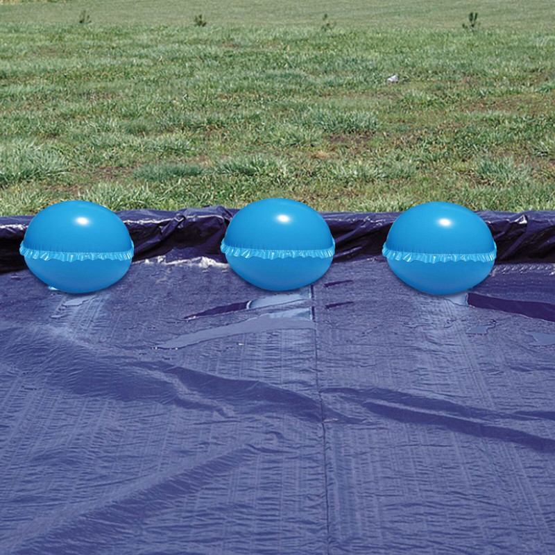 Žiemos plaukimo baseinai Oro pagalvės apsaugo nuo blukimo Patvarios PVC plaukiojančios SPA apvalios sūkurinės vonios Daugiafunkcis baseinas ant žemės