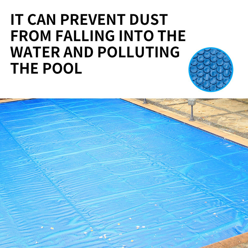 Obdĺžnikový/okrúhly kryt na bazén, tepelná izolácia, vonkajšia bublinková deka, prachotesný kryt na bazén, záhradné náradie