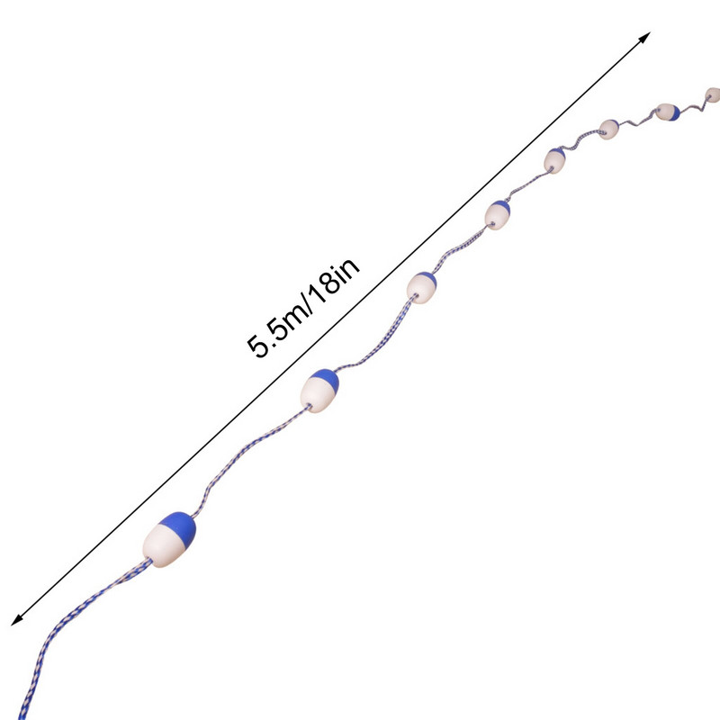 Kit de frânghie și plutitoare de siguranță pentru piscină Linie de separare de siguranță a piscinei cu geamanduri/cârlige Linie de bandă pentru piscină Împărțire flotor nou Înot