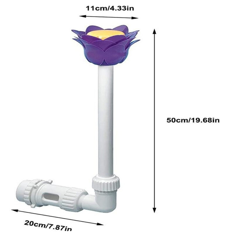 Fontána do bazéna, zábavný vodný postrekovač nad zapusteným bazénom, vodopády, rozprašovacie jazierko, príslušenstvo k bazénu, dekorácia