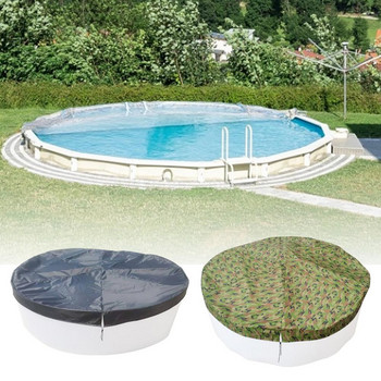 Сгъваема кръгла покривка за плувен басейн Изолирана капачка за басейн Протектор Консумативи за домашна градина Горещи вани на открито Части Аксесоари