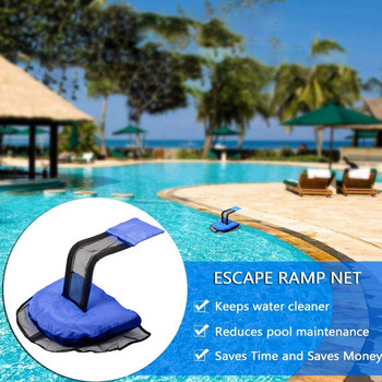 Pool Escape Ramp Pool Animal Escaping Net Protection Channel Critter Saving for Fog Bird Critter Saving