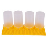 Dávkovač vody do úľa, med, vstupné kŕmidlo do úľa, pitná voda pre včely, včelárske vybavenie, včelárske nástroje, 4 ks