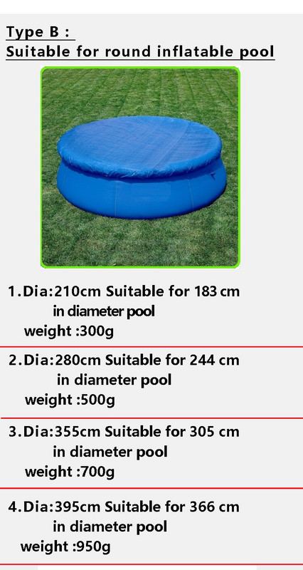 Kryt bazéna, obdĺžnikový/okrúhly, solárny, letný, vodotesný, protiprachový, vonkajší, z PE tkanej textílie