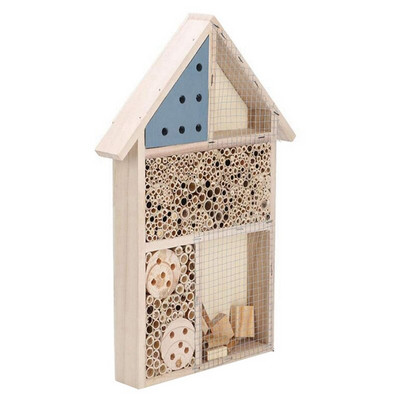 Hot YO-Wooden Insect Hotel Bee House Bogár szoba Szálloda Menedék Kert Dekoráció Fészek Doboz katicáknak Csipkeszárnyak Pillangó