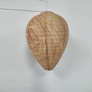 4 ΤΕΜ. Φωλιά σφήκας, Δόλωμα που κρέμεται Fake Wasp Nest Paper Decoy Safe Fake Trap Αποτελεσματική φιλική προς το περιβάλλον χαρτί σφήκα φωλιά για κήπο