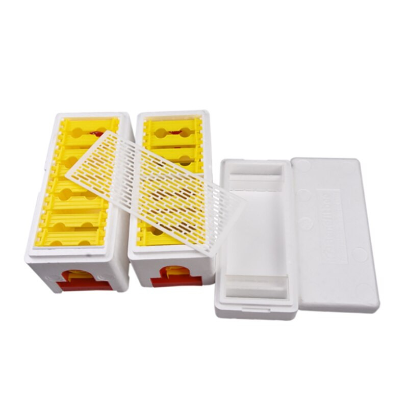 Včelí úľ Včelárstvo Kráľ Box Multifunkčný včelí úľ Plastový penový materiál Dvojitá krabica Kráľovný odchov úľa Včelárstvo T