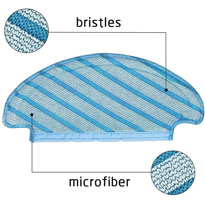 30 ks náhradných mopovacích podložiek pre ECOVACS mikrovláknové mopovacie utierky pre DEEBOT OZMO T8 AIVI/ T8 / T8+/ T9/ T9+/ N8