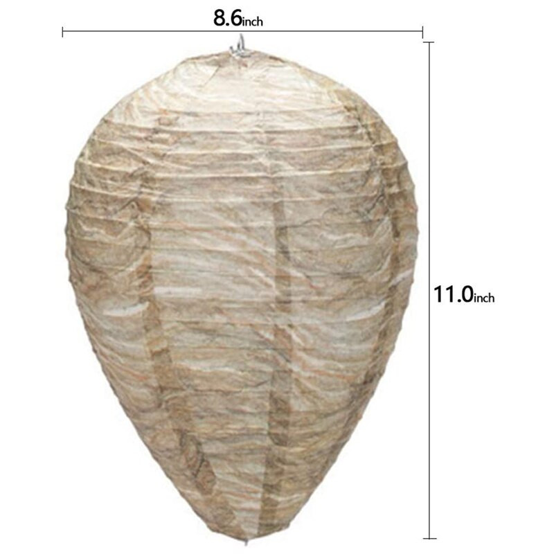 HORÚCI VÝPREDAJ 4 KS Osie hniezdo, návnada na zavesenie, falošné osie hniezdo, papierová návnada, bezpečná falošná pasca, účinné ekologické papierové osie hniezdo do záhrady