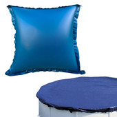 4x4 Ft baseino pagalvė žiemojanti baseino oro pagalvė užvalkalams 0,4 mm PVC medžiaga baseino pagalvė, skirta žiemoti, pridedama virvė