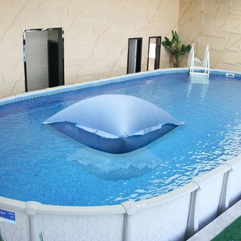 Зимна възглавница за басейн Надуваема въздушна възглавница Защитно покритие за надземни плувни басейни