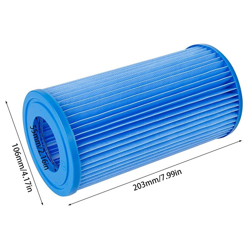 2 ks bazénových filtrov typu A/C pre nafukovaciu vírivku Bestway III, veľkosť filtra 3 pre Intex 29000E 59900E, filter do bazénového čerpadla