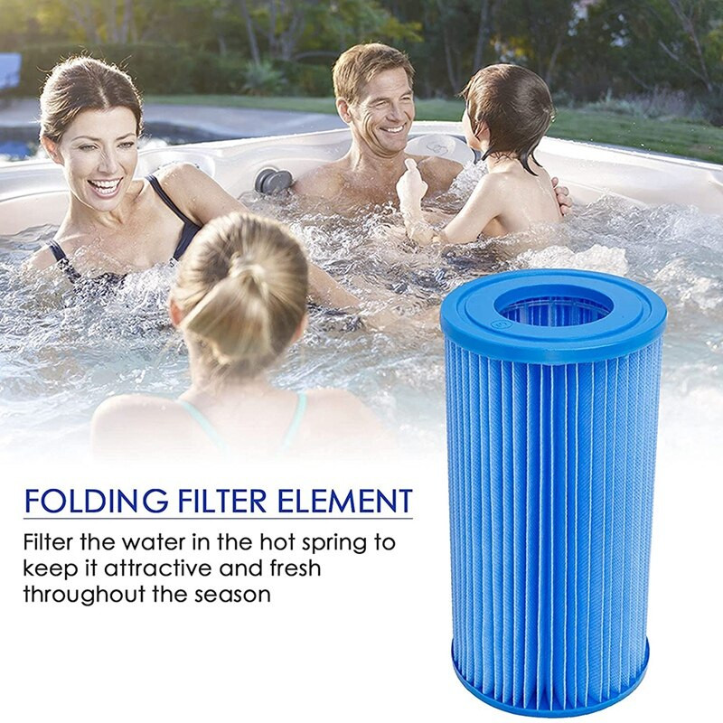 2 ks bazénových filtrov typu A/C pre nafukovaciu vírivku Bestway III, veľkosť filtra 3 pre Intex 29000E 59900E, filter do bazénového čerpadla
