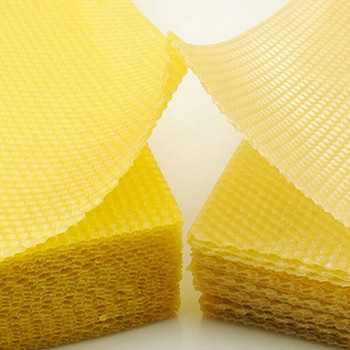 30 τμχ Honeycomb Foundation Bee Wax Foundation Φύλλα Χαρτί Κηροπλαστικής Κερί Νιφάδες μέλισσας Εργαλείο μελισσοκομίας