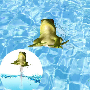 Плаващ термометър за басейн Жаба Форма на животно Термометър за температура на водата Лесен за използване за плувни басейни Баня Вода Спа Горещ