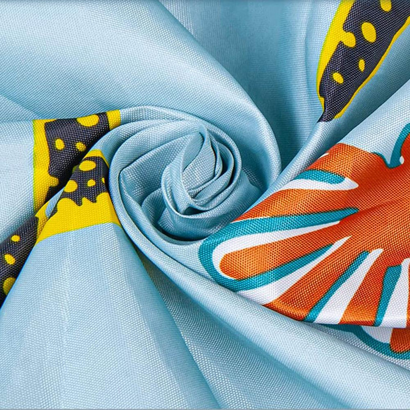 Šunų vonios baseino užvalkalai Apvalūs vandeniui atsparūs dulkėms baseino uždangalai su Starfish Patternn lauko sodo baseino vonios dangteliu