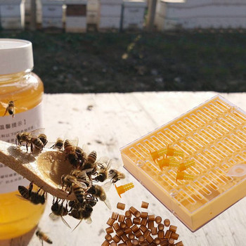 Нов комплект чаши за пчеларство 120 клетъчни чаши Комплект инструменти за пчели Система за отглеждане на кралица Bee Nicot Complete Catcher Cage Помощник за пчеларство