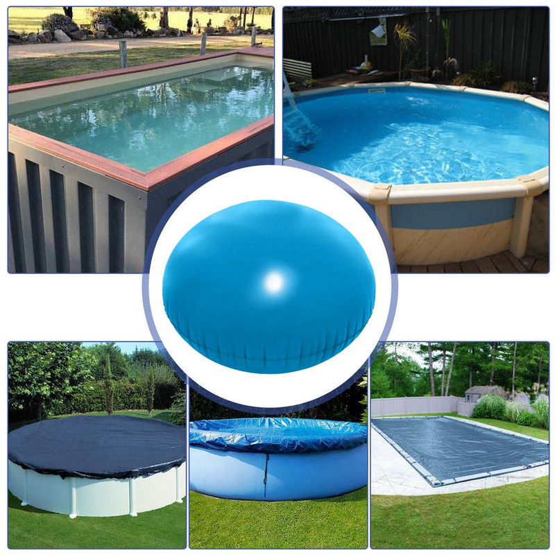 4Ft žieminė baseino pagalvė žiemojanti oro pagalvė virš žemės baseinui Patvari PVC plaukiojanti SPA apvali sūkurinė vonia