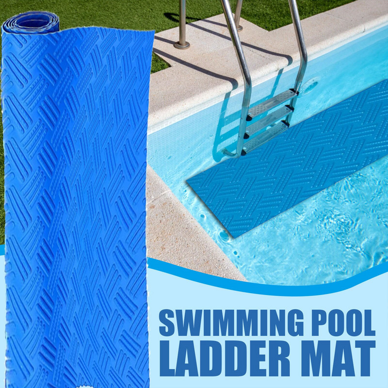 Rebríková podložka pre nadzemné bazény, podložka pod rebrík do bazéna pre bezpečnostnú fóliu, protišmyková podložka pod rebrík do bazéna, podložka pod bazén 9x35 palcov