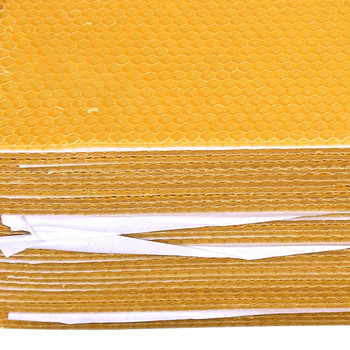 20PCS Пчеларски продукт Beeswax Comb Foundation Apis Mellifera Honeybee Bee Wax Sheet Equipment For Beekeeper Tools Suppiler