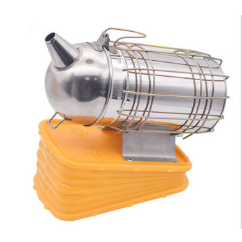 Нов пчеларски пушач от неръждаема стомана Bee Smoker Трансмитер Kit Пръскачка за дим в кошера Пчеларски консумативи Инструменти за пчелар