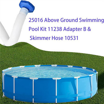 Адаптер за басейн за повърхностен скимер Intex Адаптер за маркуч за монтиране на стена B Конектор за плувен басейн Аксесоари за почистване на открит басейн