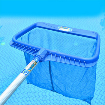 1 τμχ 49x30cm Leaf Rake Deep Bag Professional Swimming Pool Skimmer Cleaning Pool Rake Skimmer Mesh Net Εργαλεία Πισίνα
