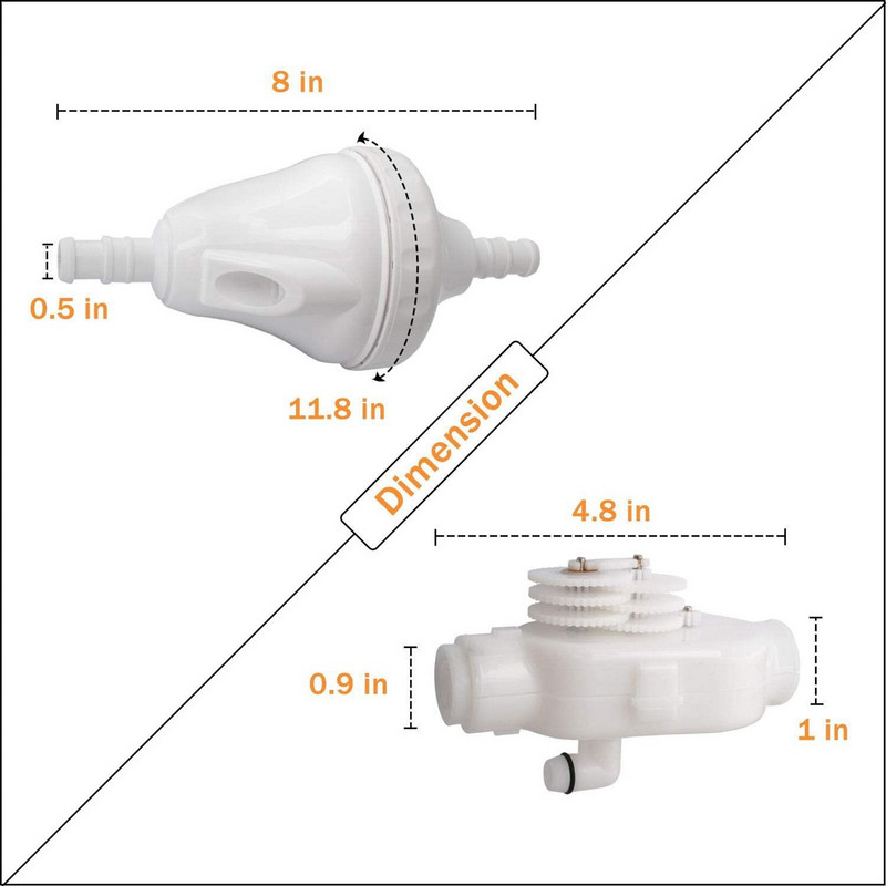 Náhradný ventil pre čistič bazénov, spätný ventil pre zametanie bazénov pre vysávač, robot na čistenie bazénov Zodiac Polaris