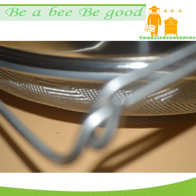 Medové sitko z nehrdzavejúcej ocele 304, 2 vrstvy, vysokoúčinné medové filtre, dvojité medové sitko, včelársky nástroj