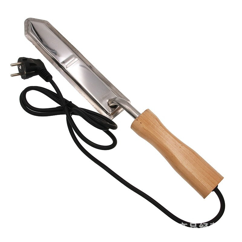 Americký štandardný elektrický nôž na med, včelárske vybavenie, rezanie, vykurovacia rukoväť, drevené nástroje, škrabka z nehrdzavejúcej ocele