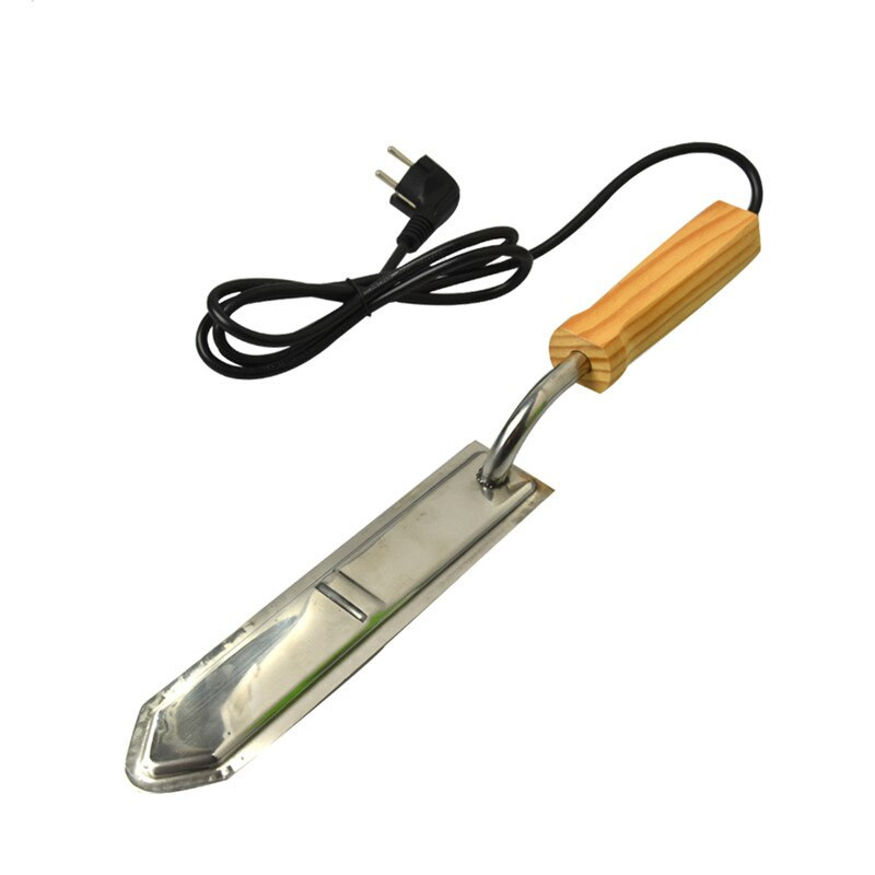 Americký štandardný elektrický nôž na med, včelárske vybavenie, rezanie, vykurovacia rukoväť, drevené nástroje, škrabka z nehrdzavejúcej ocele