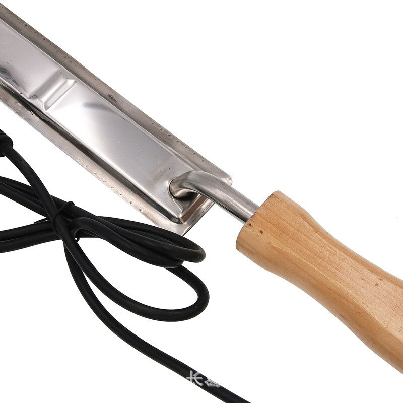 Americký štandardný elektrický nôž na med, včelárske vybavenie, rezanie, vykurovacia rukoväť, drevené nástroje, škrabka z nehrdzavejúcej ocele