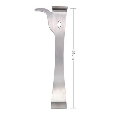 Profesionálne včelárske nástroje Nástroje na úle z nehrdzavejúcej ocele Nástroje na úle s hákom J Nástroje na kontrolu a čistenie úľov Nástroje na úle