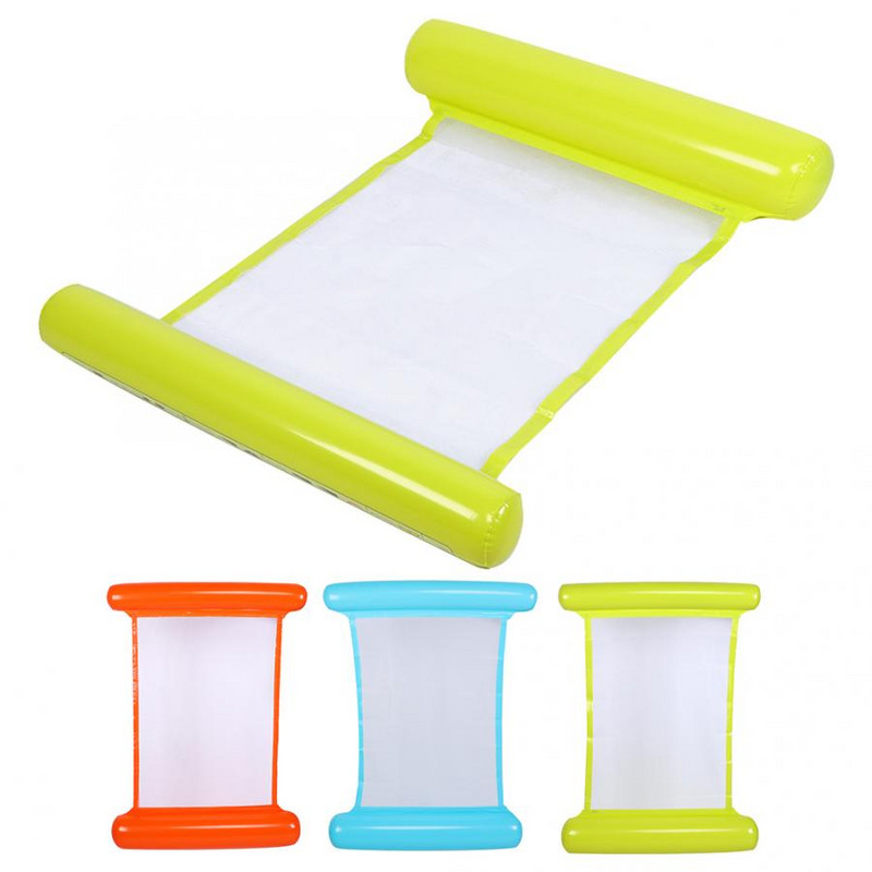 Lova prie baseino vakarėlio žaislas Nešiojamas plūduriuojantis pripučiamas vandens lova sulankstomas hamakas baseino plaukiojanti kėdė