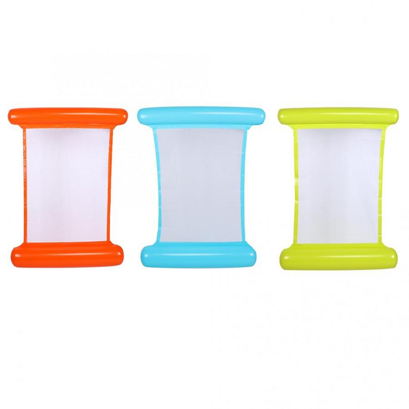 Lova prie baseino vakarėlio žaislas Nešiojamas plūduriuojantis pripučiamas vandens lova sulankstomas hamakas baseino plaukiojanti kėdė