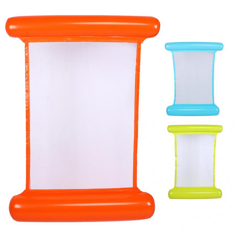 Lova prie baseino vakarėlio žaislas Nešiojamas plūduriuojantis pripučiamas vandens lova sulankstomas hamakas baseino plaukiojanti kėdė