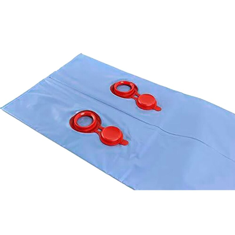 1 ks modrá 4-stopová dvojitá vodná trubica na zimný kryt bazéna, nafukovací vankúš, príslušenstvo k bazénu