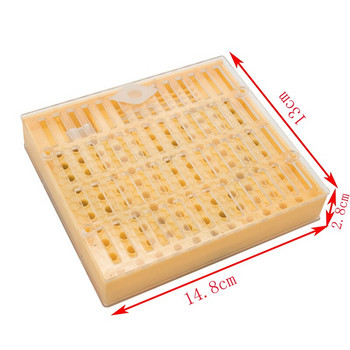 Beekeeping King Queen Bee Rearing System Box Пластмасова чаша Cell Protection Cover Cage Apiculture Kit Bees Tools Консумативи 1 комплект