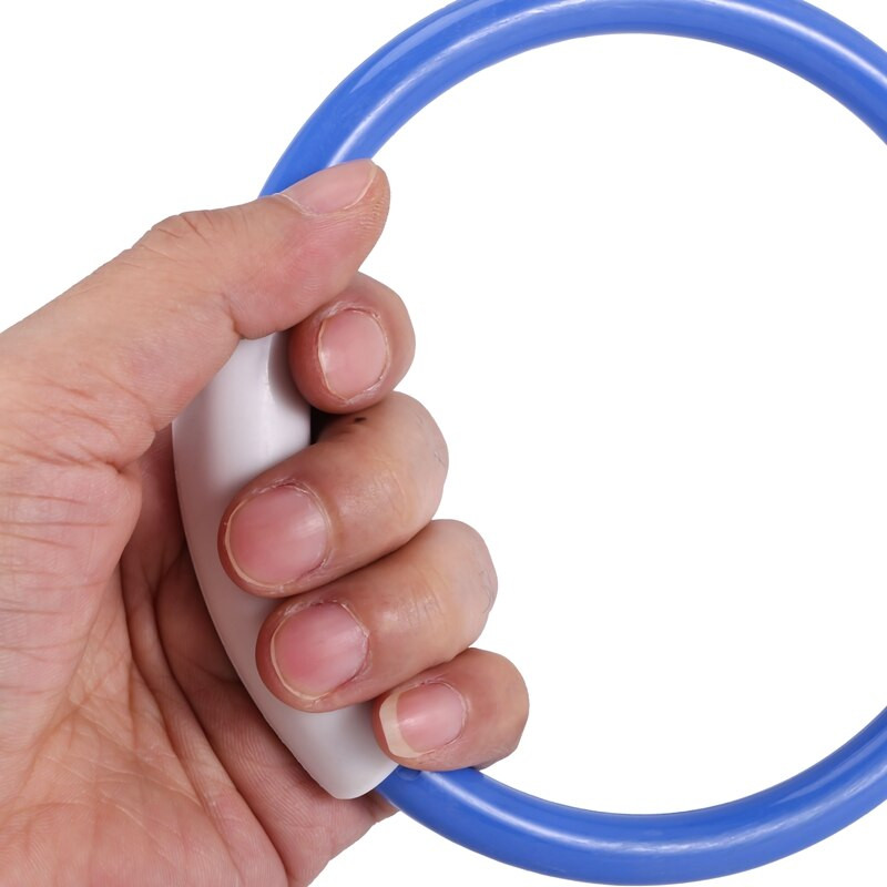 Nardymo žiedai plaukimo baseino žaislų žiedai 4 pakuotės žaislai vaikams Plastikinis nardymo žiedas Spalvingas skęstantis baseino žiedas nardymo treniruotė