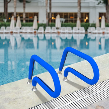 Καλύμματα κιγκλιδώματος πισίνας Καλύμματα κουπαστών πισίνας με φερμουάρ-Κάλυμμα ράγας χειρολαβής για λαβές σκάλας πισίνας