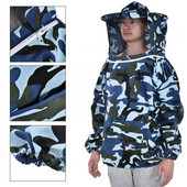 Pčelarstvo Zaštitno odijelo Bee Keeping Dress Sleeve Prozračno odijelo s opremom Šešir Odjeća Odjeća Beekeeper F6l9