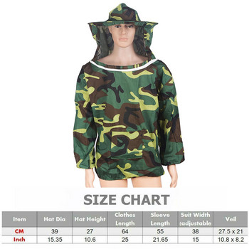 Beekeeping Protective Smock Suit Bee Keeping Dress Sleeve Breathable Suit With Equip Hat Clothing Clothes Beekeeper F6l9