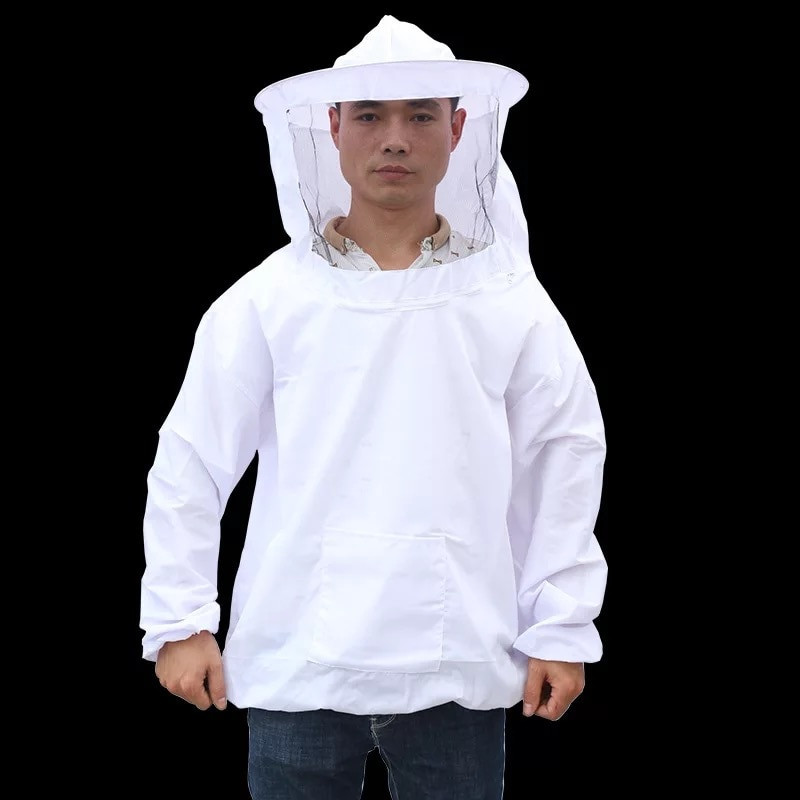 Ochranné oblečenie pre včely, včelársky oblek pre včelára, včelársky oblek, včelárske náradie.