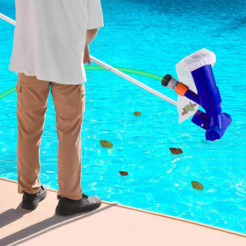 1 комплект преносима прахосмукачка за плувен басейн Инструменти за почистване Смукателна глава Басейн Фонтани за езерце Спа басейн Прахосмукачка Четка за почистване